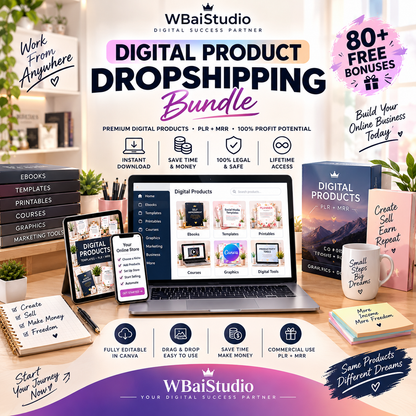 20000+ Canva PLR Templates Bundle | Editable Planners, Journals and Trackers